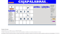 Desktop Screenshot of cajapalabras.com