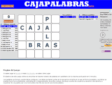 Tablet Screenshot of cajapalabras.com